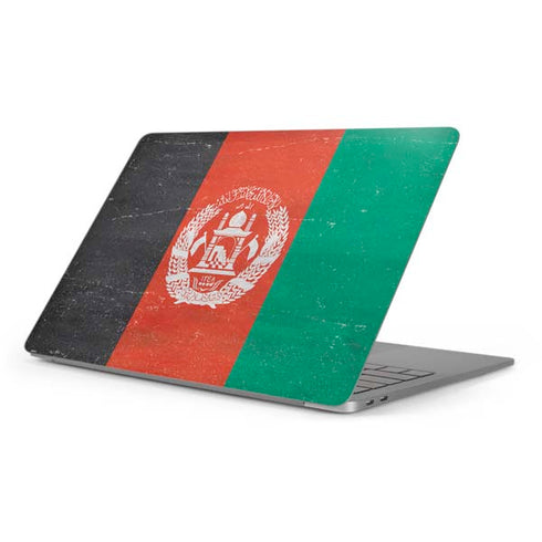 Afghanistan Flag Distressed Apple MacBook Pro 16-inch Skin